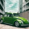 Green Bug Car Diamond Painting