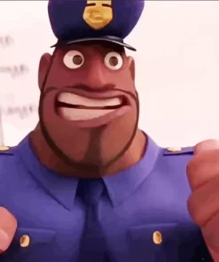 It's Raining Meatballs Police Diamond Painting