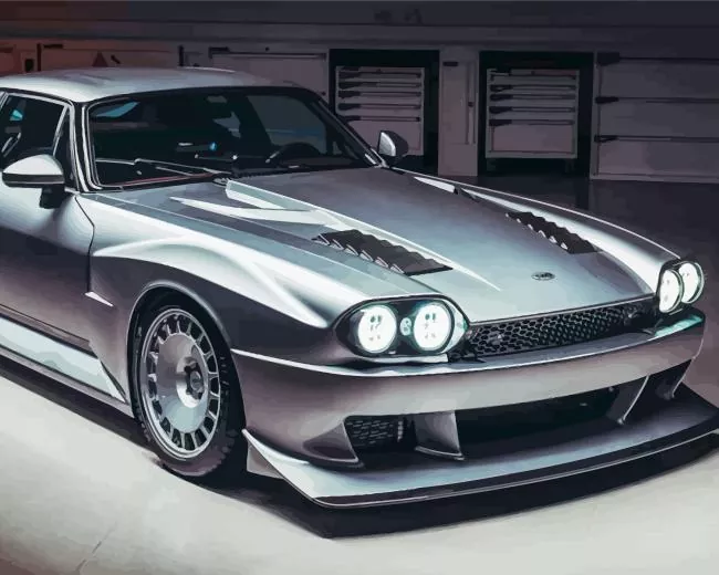 jaguar xjs car Diamond By Numbers Jaguar Xjs Car Diamond Painting