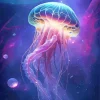 Jellyfish Galaxy Diamond Painting