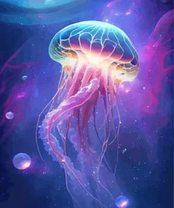 Jellyfish Galaxy Diamond Painting