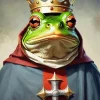 King Frog Diamond Painting