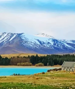 Lake Tekapo New Zealand Diamond Painting
