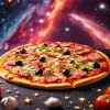 Pizza Space Diamond Painting
