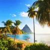 Saint Lucia In The Caribbean Diamond Painting