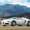 Silver Bugatti Veyron Diamond Painting
