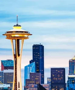 The Space Needle Diamond Painting
