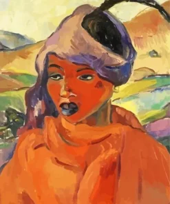 Young Xhosa Woman By Irma Stern Diamond Painting
