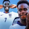 Bukayo Saka England National Team Diamond Painting