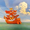 Butterfly Boat Diamond Painting