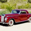 Classic Burgundy Mercedes Benz Diamond Painting