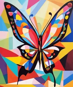 Colorful Abstract Butterfly Art Diamond Painting