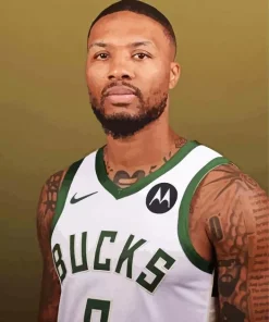 Damian Lillard Player Diamond Painting