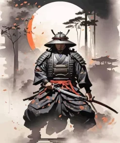 Japanese Bushido Diamond Painting