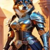 Aesthetic Furry Female Dog Art Diamond Painting