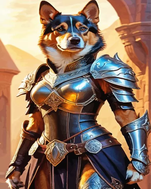 aesthetic furry female dog art Diamond Paintings Aesthetic Furry Female Dog Art Diamond Painting