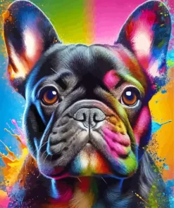 Bulldog Face Diamond Painting