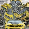 Bumblebee Car Diamond Painting