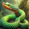 Bush Snake Diamond Painting