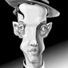 Buster Keaton Caricature Diamond Painting