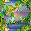 Butterflies And Frogs Diamond Painting