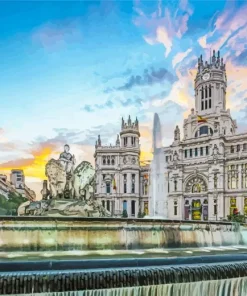 Fountain Of Cybele Art Diamond Painting