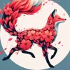 Fox Flower Art Diamond Painting