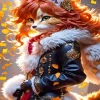 Fox Girl Art Diamond Painting