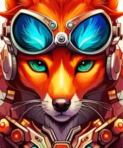 Fox Pretty Art Diamond Painting