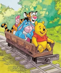 Friends Winnie The Pooh Diamond Painting