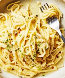 Italian Linguine Dish Diamond Painting