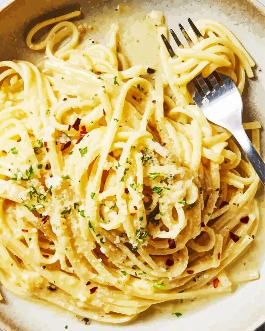 italian linguine dish Diamond Paintings Italian Linguine Dish Diamond Painting