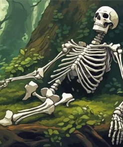 Jungle Skeleton Diamond Painting