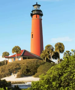 Jupiter Inlet Lighthouse Diamond Painting