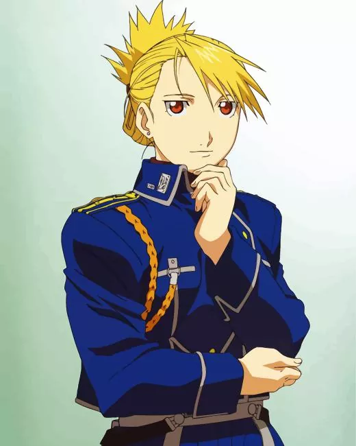 lieutenant riza hawkeye Diamond By Numbers Lieutenant Riza Hawkeye Diamond Painting