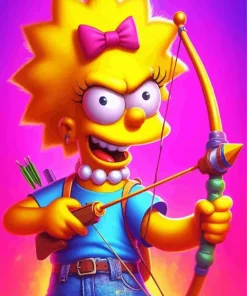 Lisa Simpson Diamond Painting