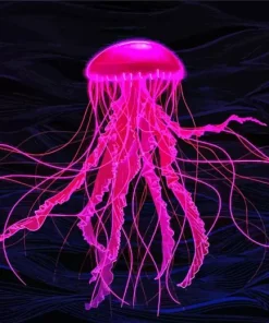 Pink Jellyfish Diamond Painting