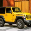 Yellow Jeep Wrangler Car Diamond Painting