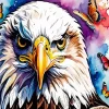 Butterflies Eagle Diamond Painting