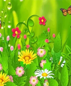 Butterflies And Ladybugs Diamond Painting