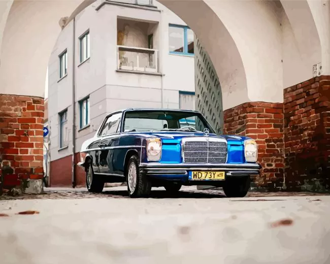 Classic c114 mercedes Diamond By Numbers Classic C114 Mercedes Diamond Painting
