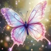 Pink Fantasy Butterfly Diamond Painting