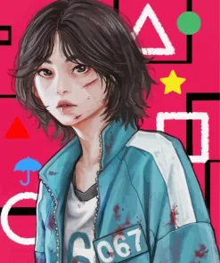 Squid Game Kang Sae Byeok Diamond Painting