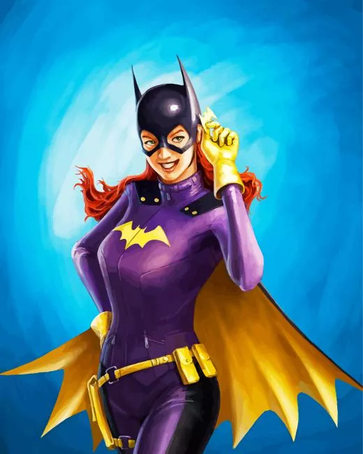 batgirl hero Diamond By Numbers Batgirl Hero Diamond Painting