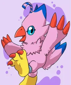 Biyomon Pokemon Diamond Painting