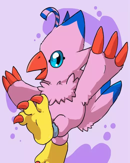 biyomon pokemon Diamond By Numbers Biyomon Pokemon Diamond Painting