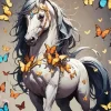 Butterfly Horse Diamond Painting