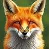 Butterfly On Fox Nose Diamond Painting