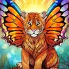Butterfly Tiger Diamond Painting