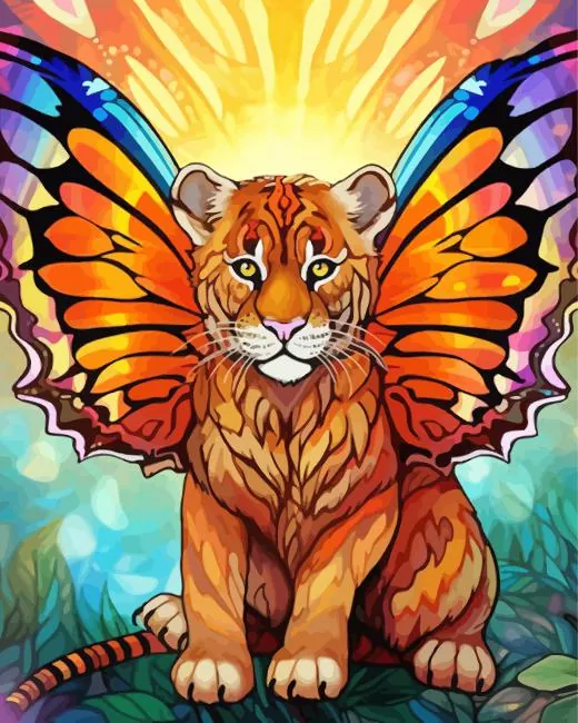 butterfly tiger Diamond Dotz Butterfly Tiger Diamond Painting